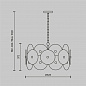 Подвесная люстра Maytoni Aster MOD007PL-08G